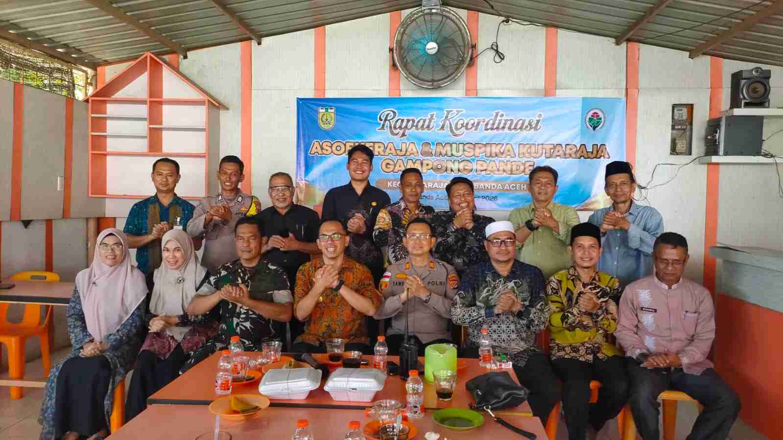 Rakor Asoekeuraja, Kapolsek Kutaraja Ajak Forkopimcam Datakan Daycare - Tribratanews Polresta Banda Aceh