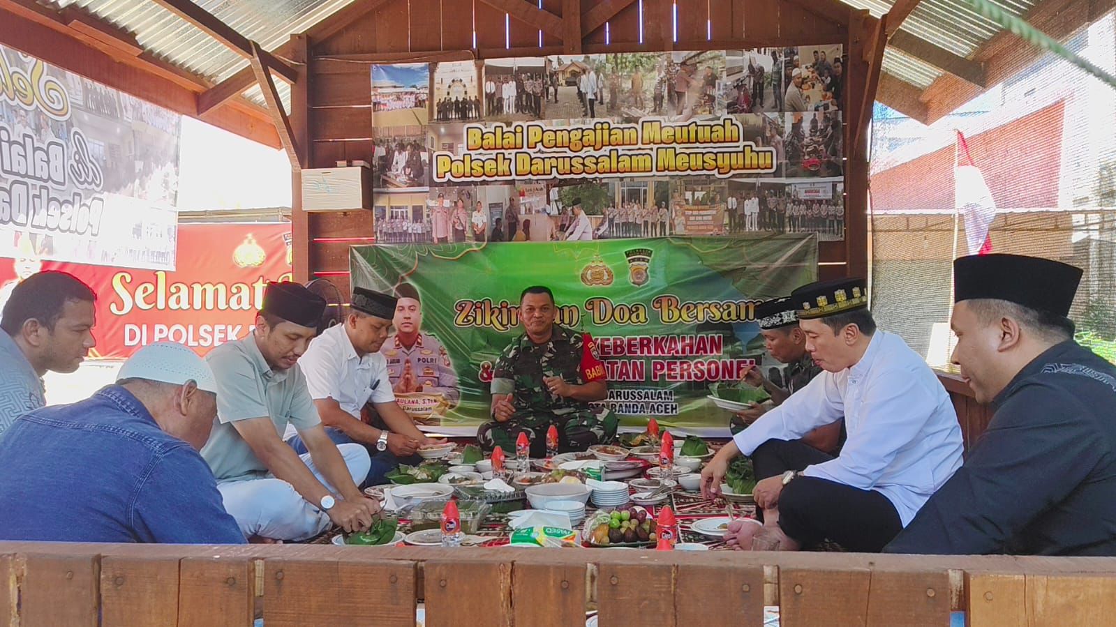 Polsek Darussalam Gelar Kenduri Maulid Nabi 