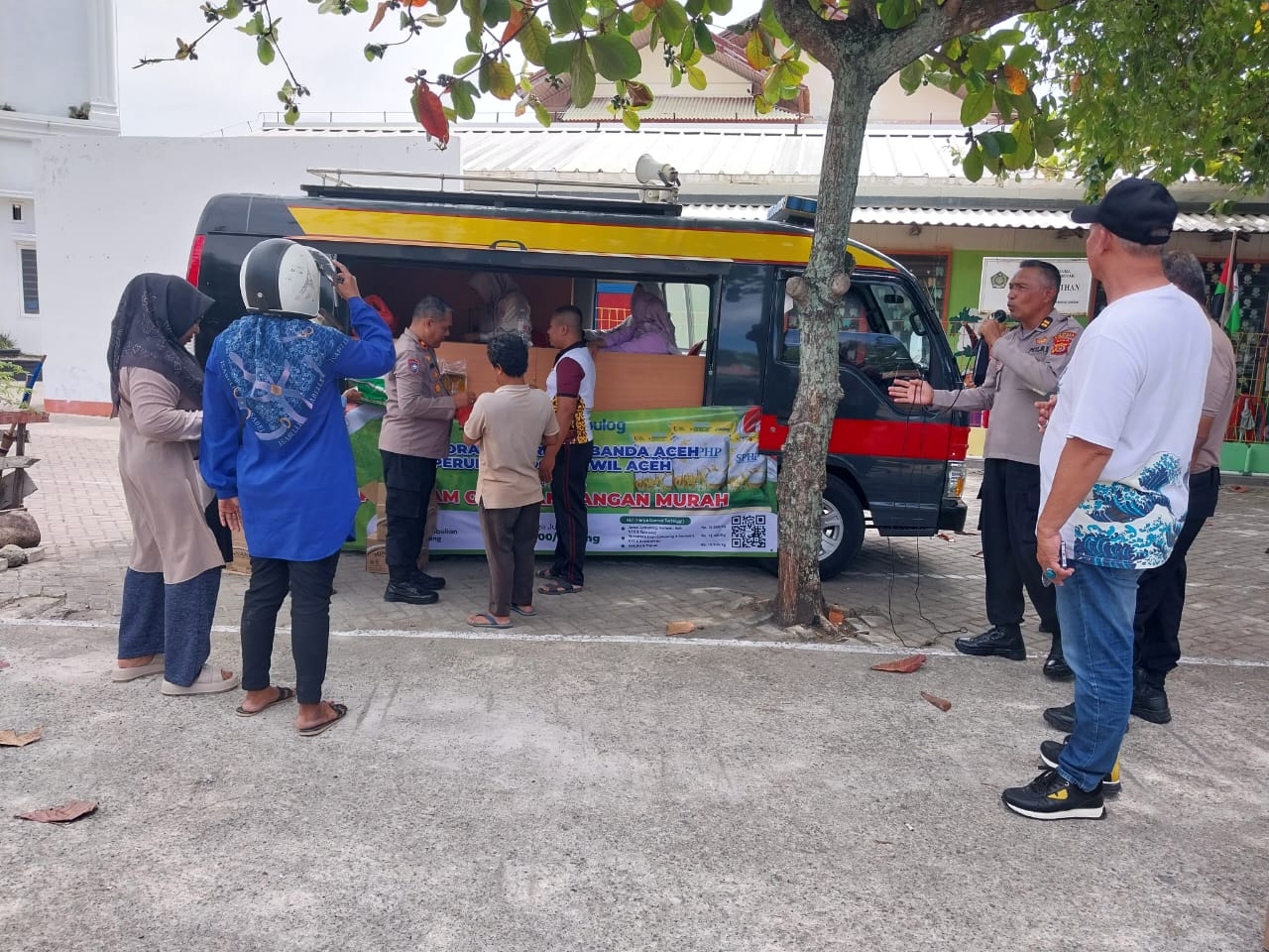 Polresta Banda Aceh Kembali Gelar Pasar Murah di Peukan Bada