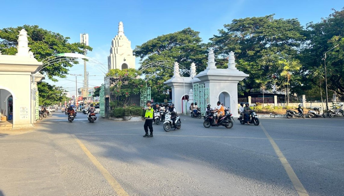 Jajaran Polresta Banda Aceh Intensifkan Strong Point Pagi Guna Lancarnya Lalulintas