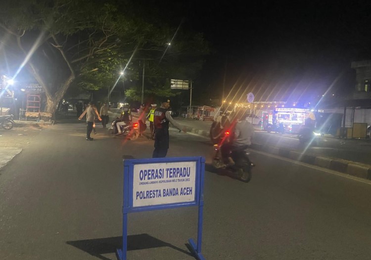 Meningkatnya Kasus Curanmor, Polresta Banda Aceh Lakukan Razia di Jalan