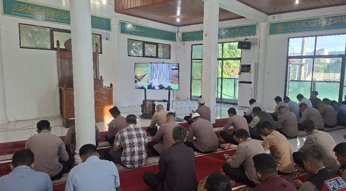 Guna Membentuk Karakter Anggota Polri yang Humanis Polresta Banda Aceh Gelar Binrohtal Rutin