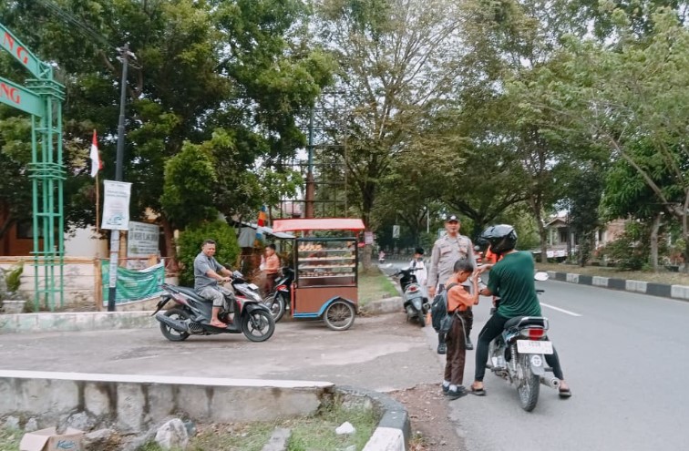 Jajaran Polresta Banda Aceh Intensifkan Strong Point Pagi 