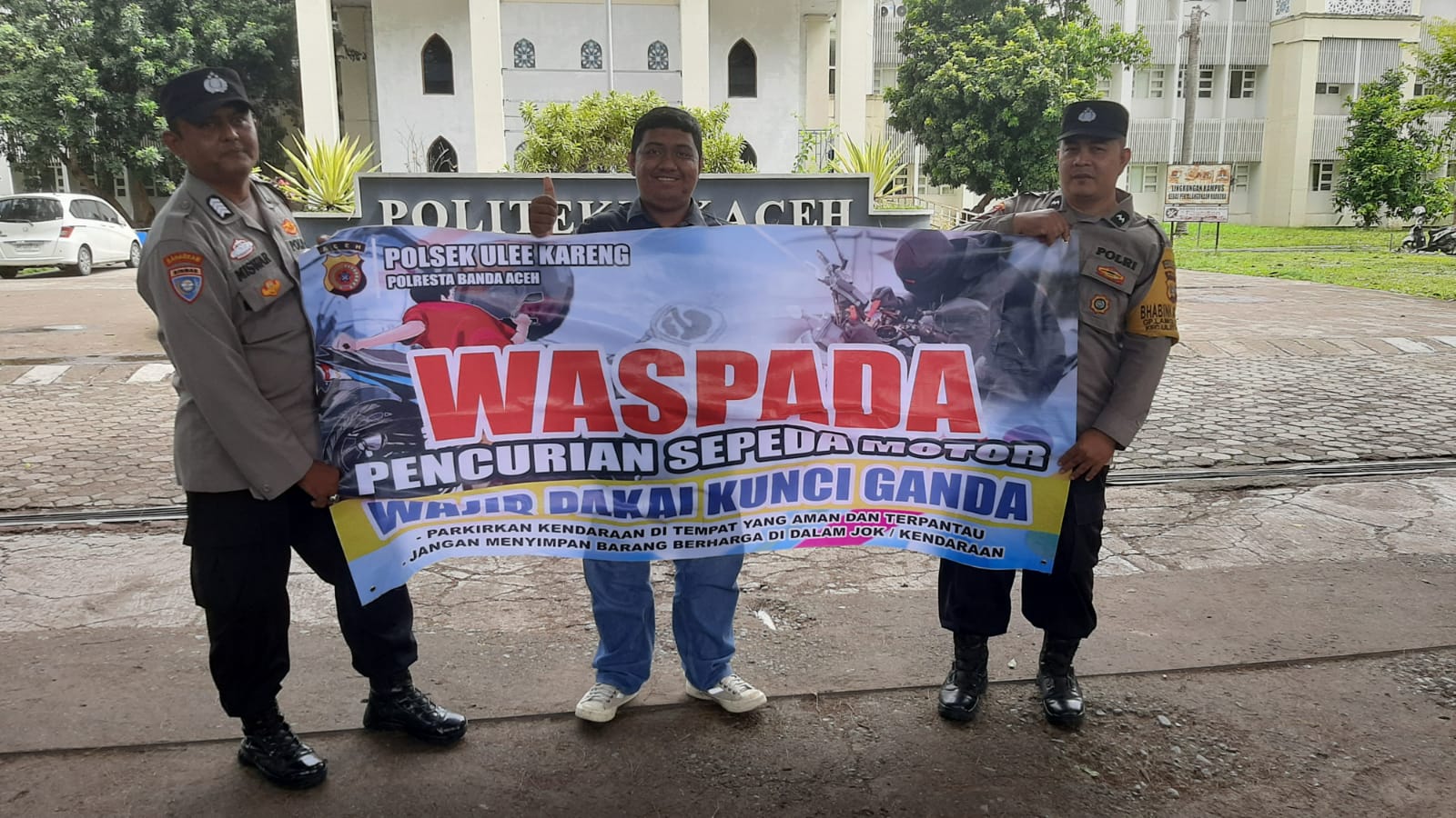 Polisi Beri Imbauan ke Masyarakat Banda Aceh Terkait Cegah Curanmor