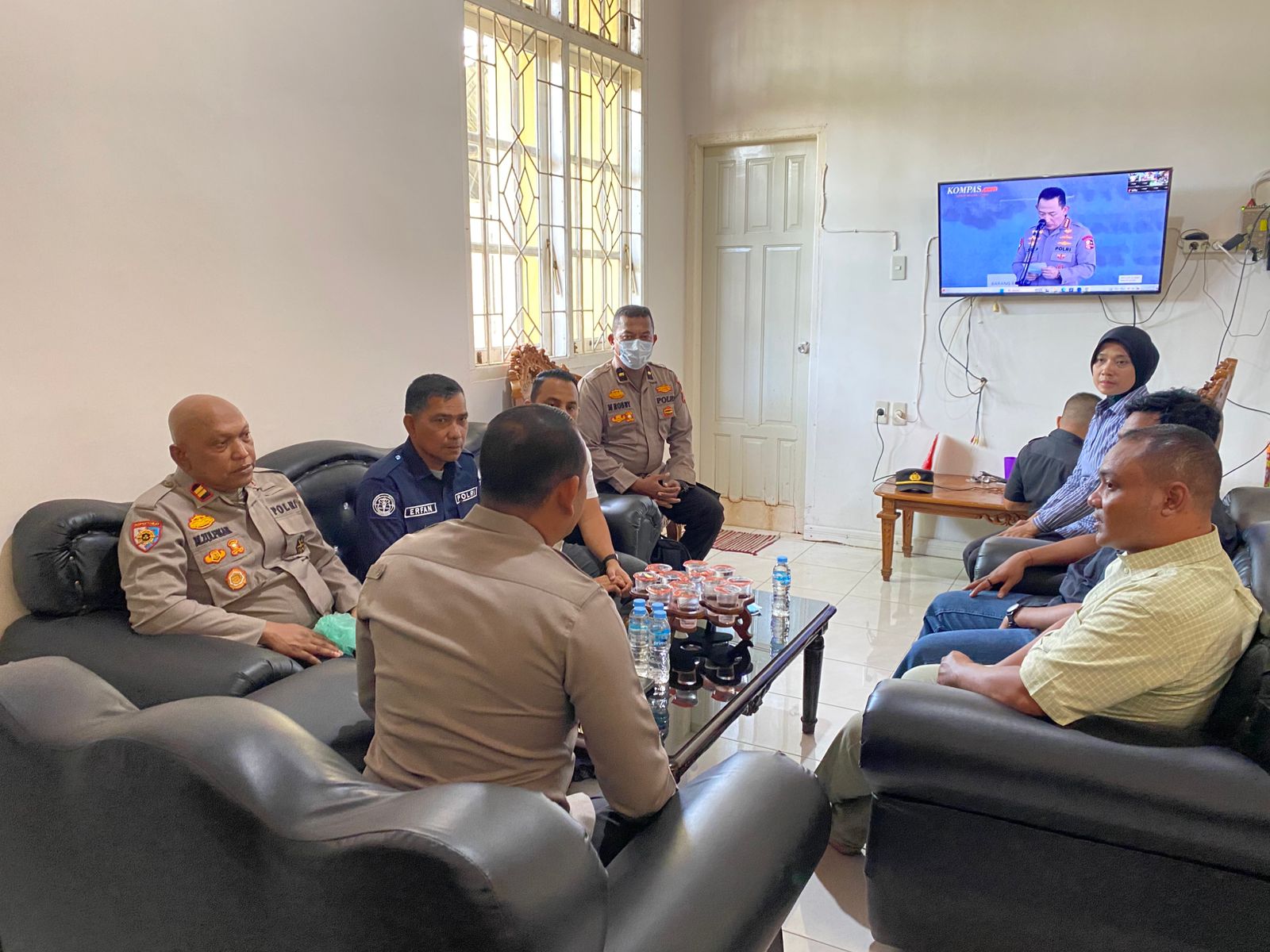 Pejabat Utama Polresta Banda Aceh Saksikan Pemusnahan Barang Bukti Narkoba di SPPG Polri