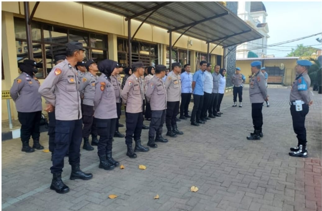 Pelaksanaan Apel Fungsi Sebagai Evaluasi Kinerja Personel Polresta Banda Aceh