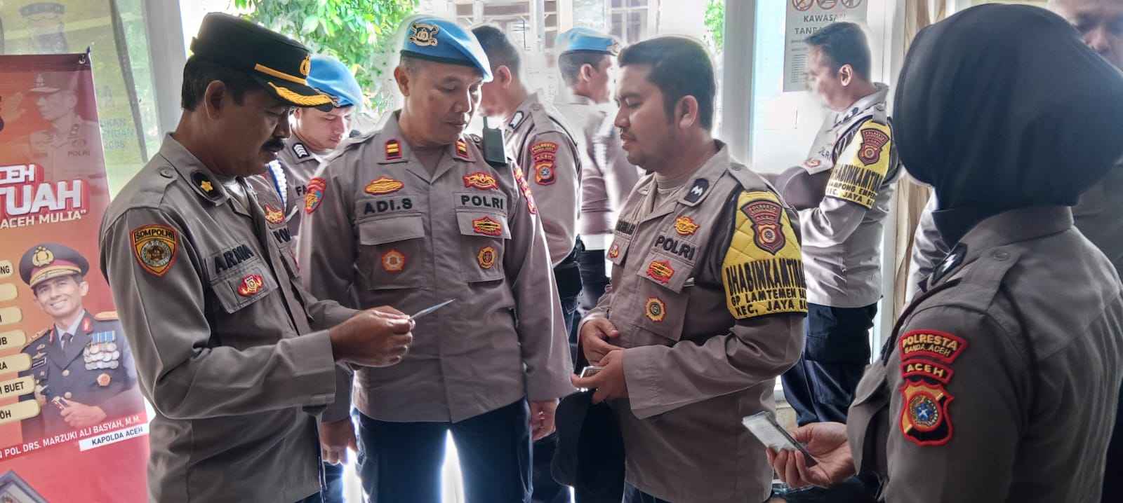 Propam dan Bag SDM Polresta Banda Aceh Kolaborasi, Tegakkan Disiplin Personel