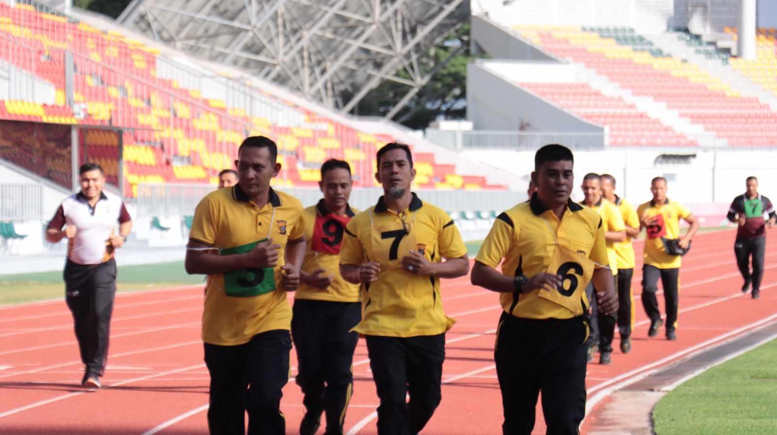 Polresta Banda Aceh Gelar Tes Kesamaptaan Jasmani Semester II 2025