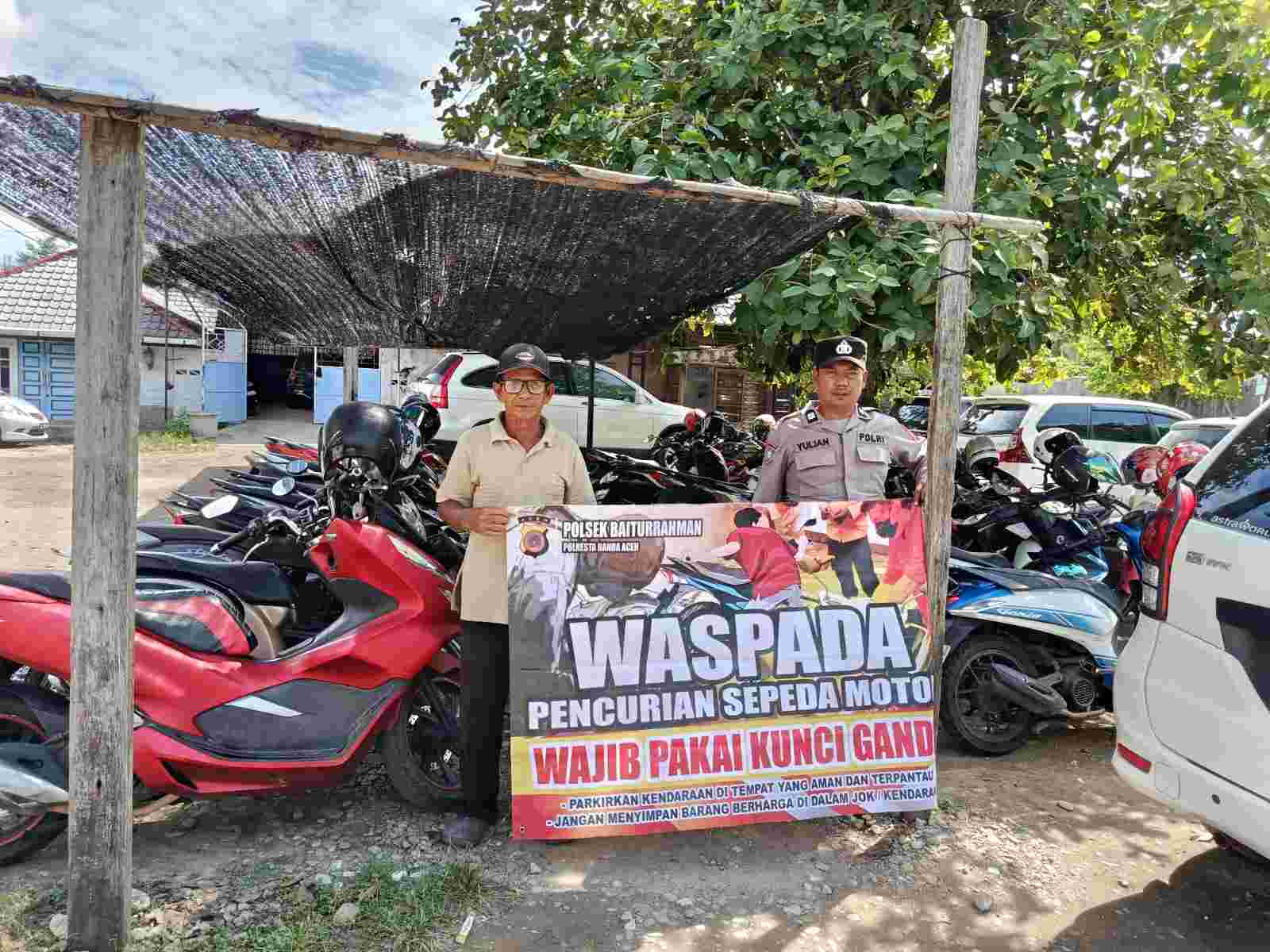 Antisipasi Pencurian Kenderaan Bermotor, Polisi Ajak Warga Pasang Kunci Ganda