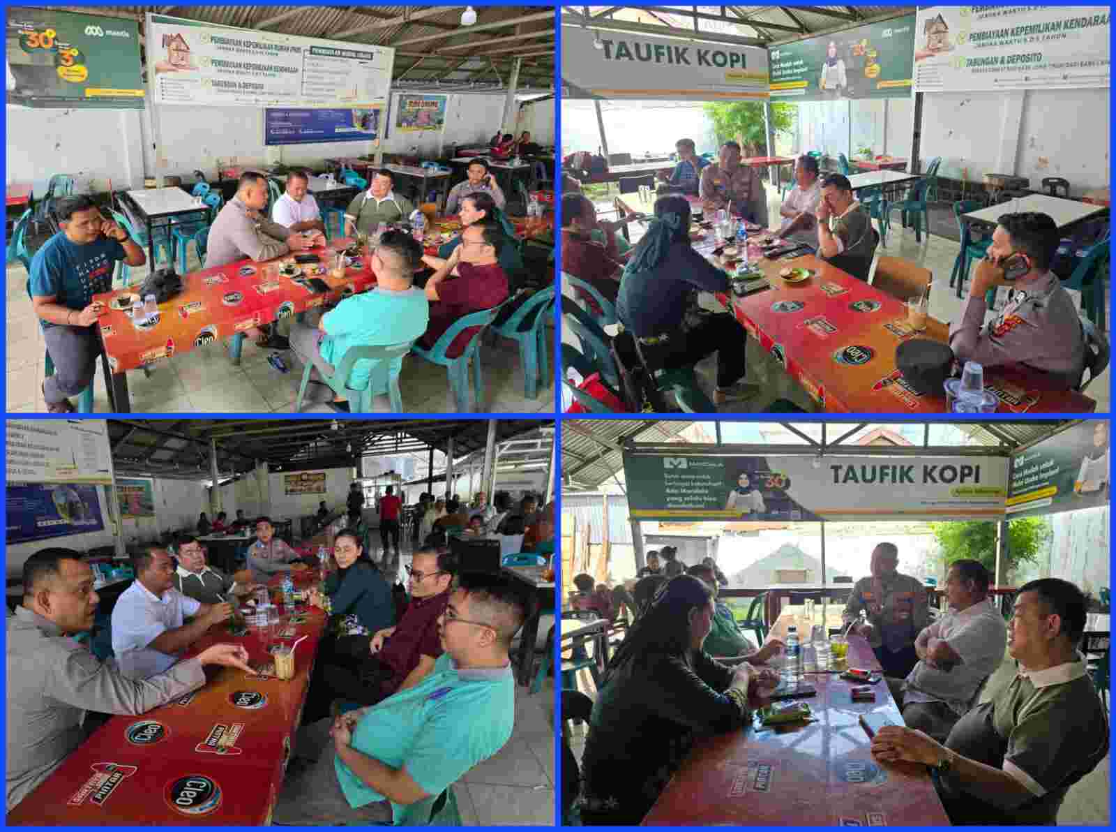 Jelang Nataru, Kapolsek Kuta Alam Lakukan Koordinasi dengan Pimpinan Gereja