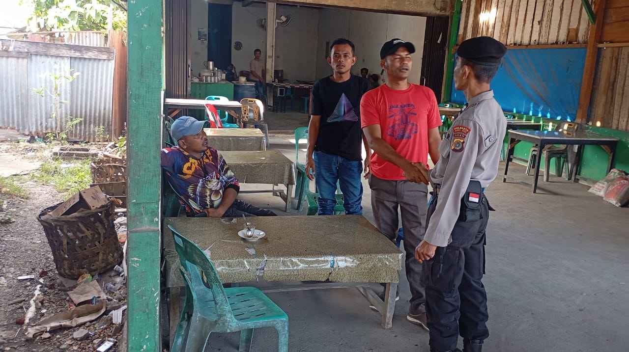 Agar Kamtibmas Kondusif, Personel Polresta Banda Aceh Sambang Warga - Tribratanews Polresta Banda Aceh