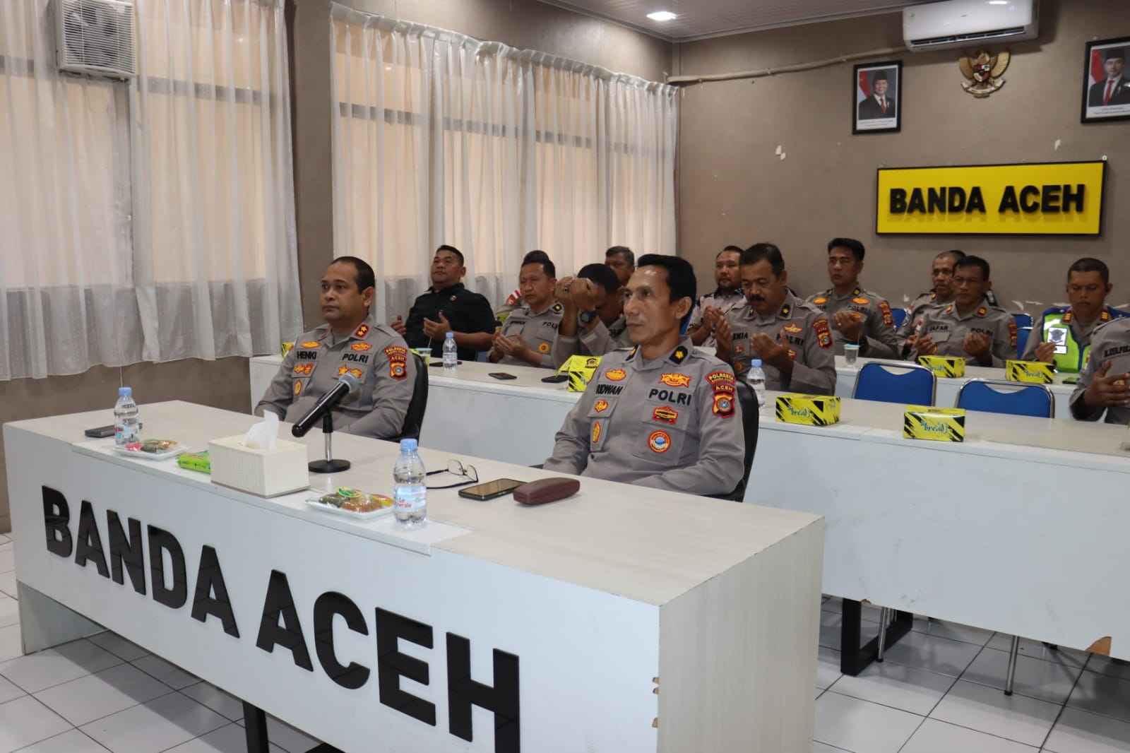 Wakapolresta Banda Aceh Ikuti Secara Virtual Saat Presiden Resmikan SPPG Polri