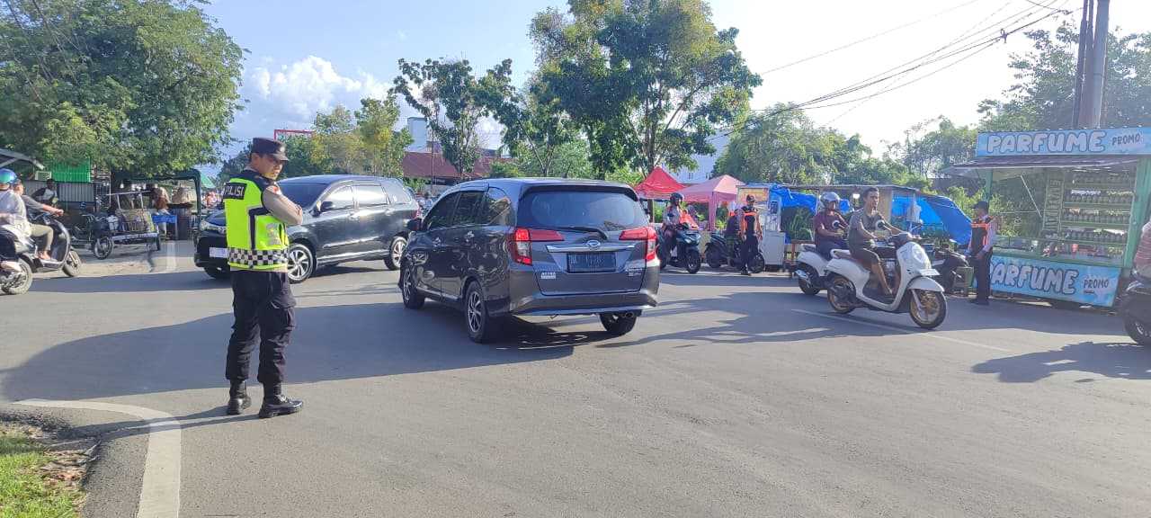 Polresta Banda Aceh Kerahkan Personel Guna Amankan Pam Takjil Ramadhan  - Tribratanews Polresta Banda Aceh