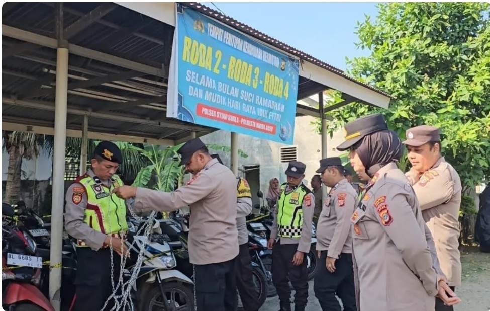 Polresta Banda Aceh Buka Layanan Titipan Kenderaan Gratis Jelang Lebaran