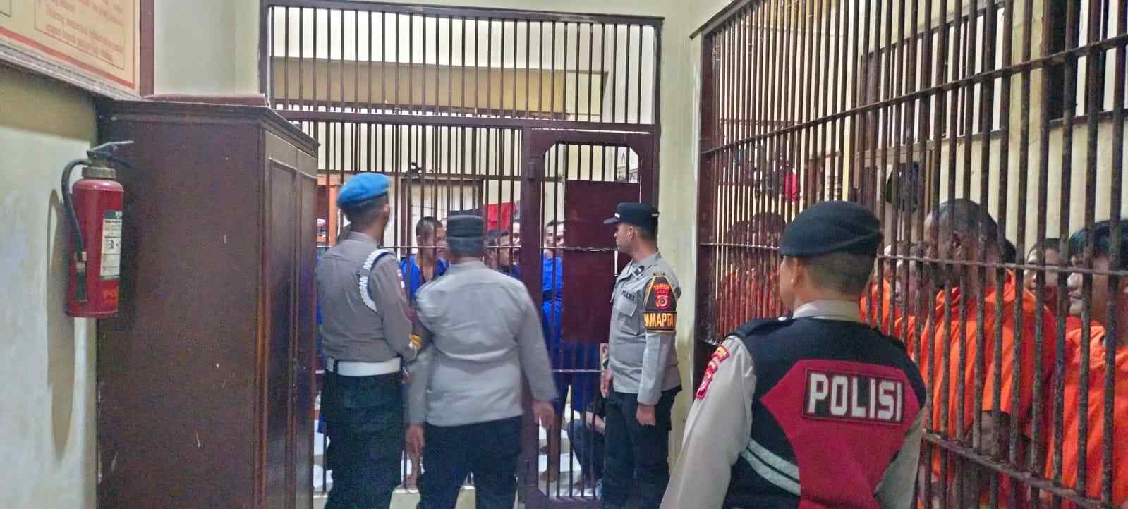 Pamapta dan Pawas Pastikan Tahanan Sehat dan Lengkap di Rutan Polresta Banda Aceh