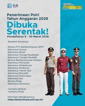 Penerimaan Polri 2026 Resmi Dibuka, Kesempatan Emas Putra-Putri Terbaik Bangsa Mengabdi untuk Negeri