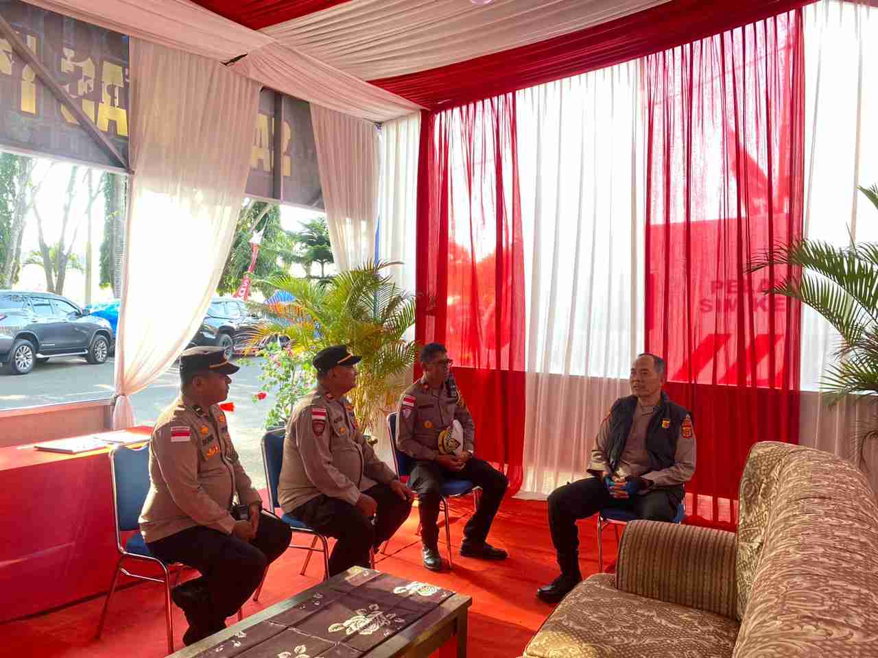 Irwasda Polda Aceh Tinjau Pos Mudik, Tingkatkan Pelayanan Saat Patroli KRYD 