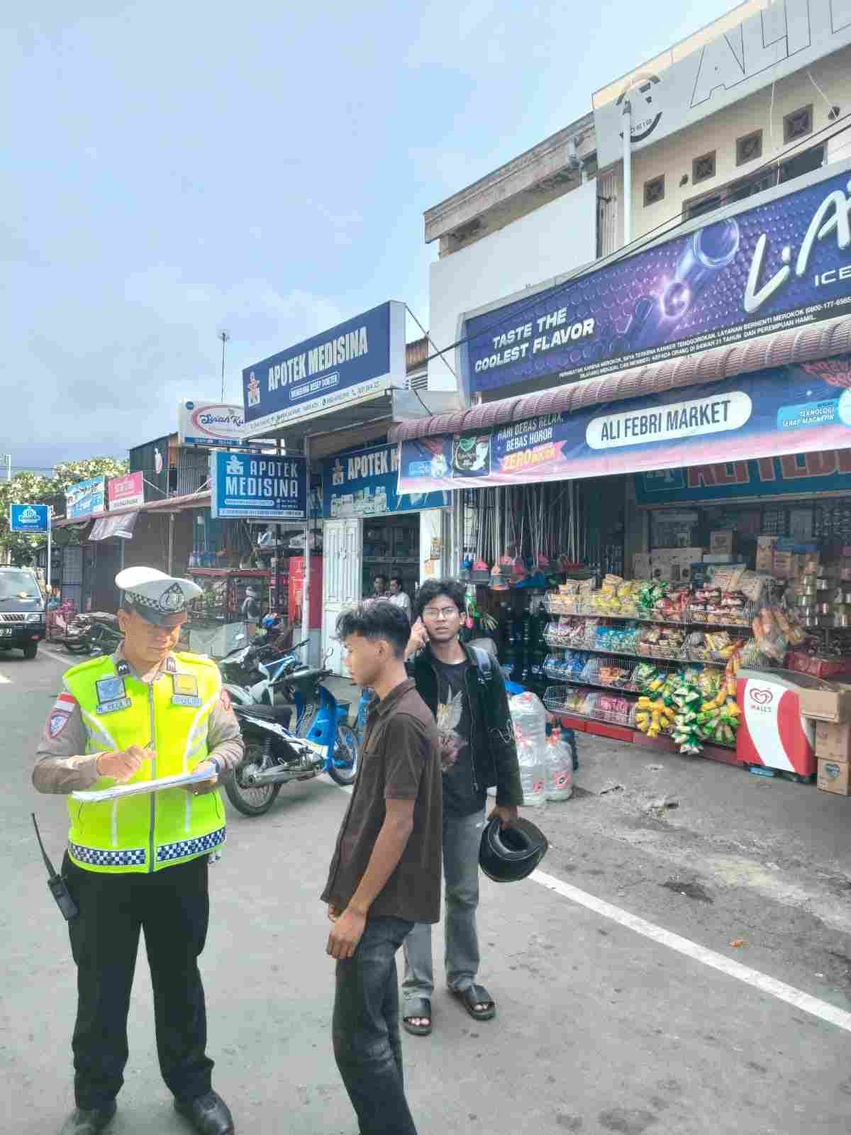 Kontra Becak dan Motor, Pengendara Dirawat di Rumah Sakit, Kasusnya Ditangani Polresta Banda Aceh