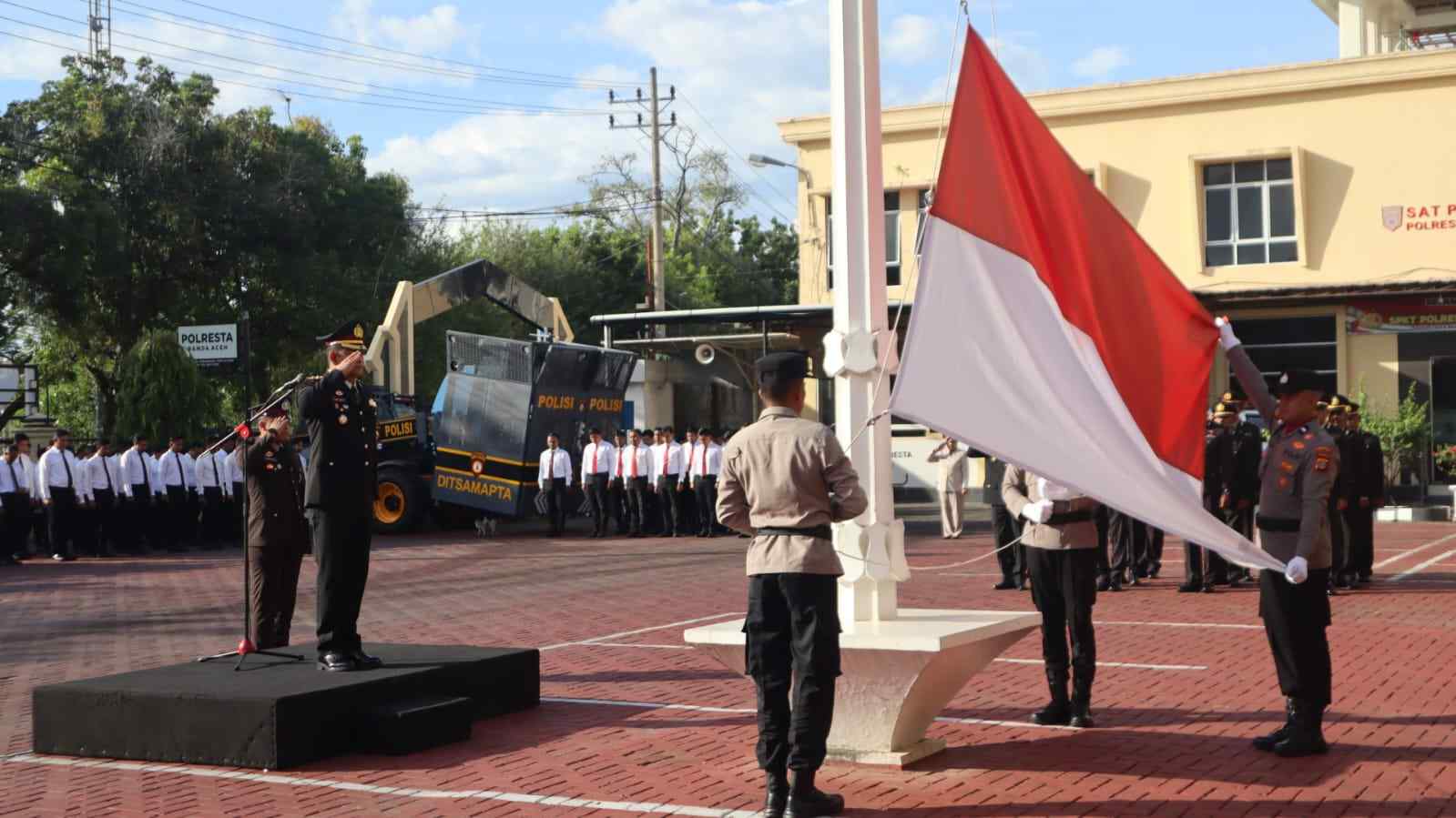 Pimpin Upacara Hari Lahir Pancasila 2026, Wakapolresta  Banda Aceh Tegaskan Komitmen Kebangsaan dan Perdamaian