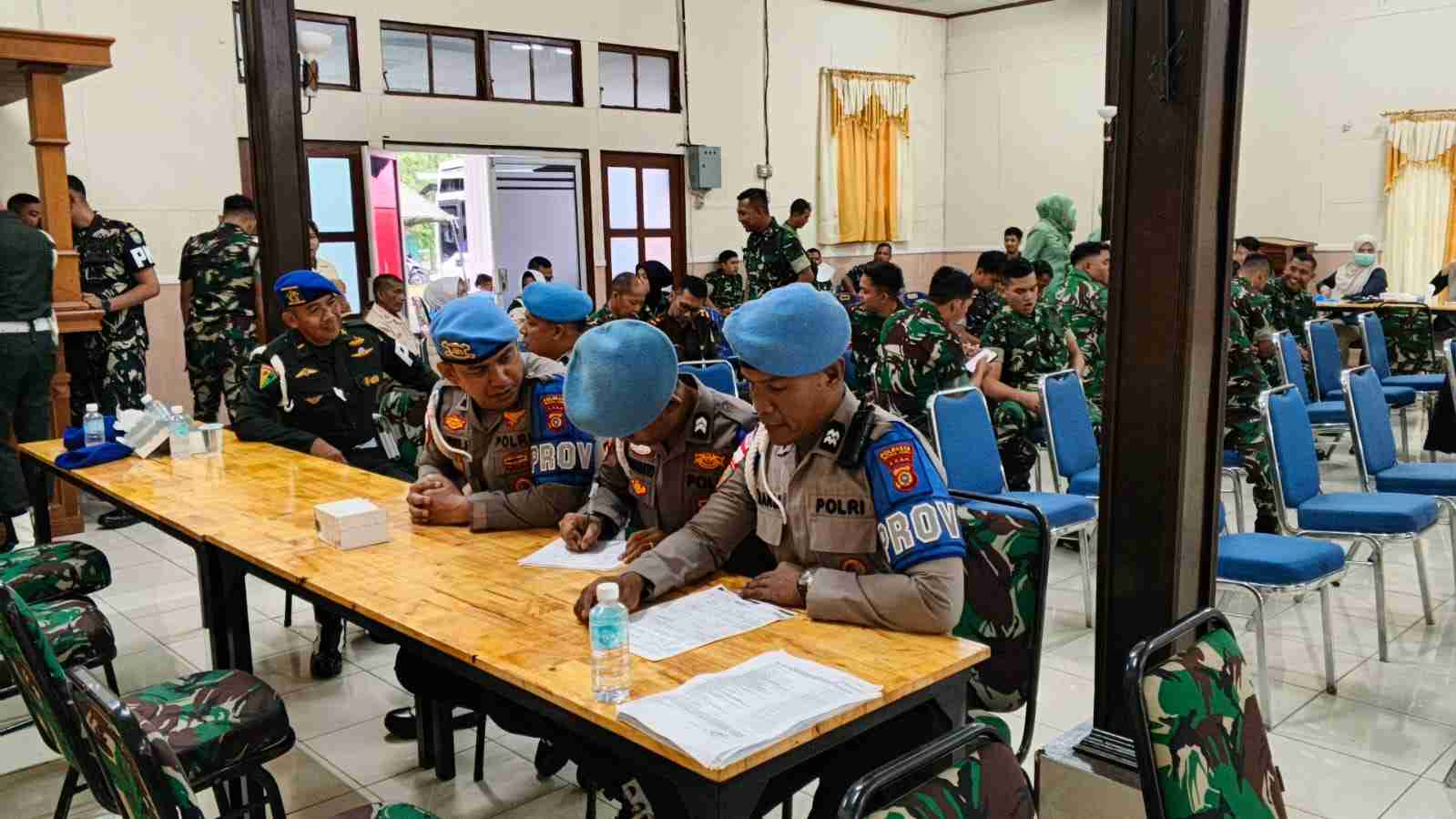 Propam Polresta Banda Aceh Donor Darah Peringati HUT POM TNI AD