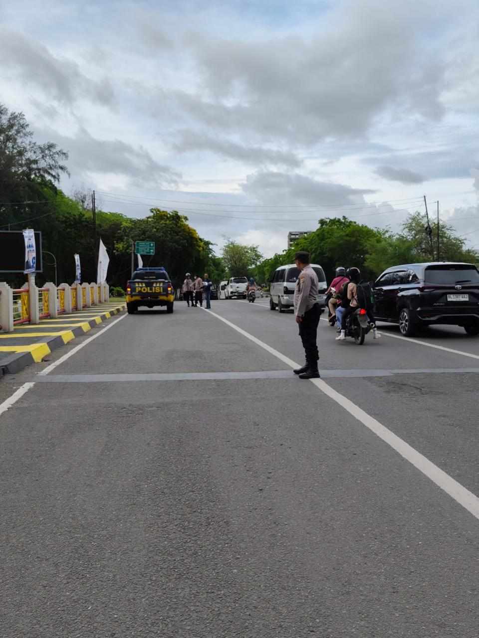 Cegah Kemacetan Saat Bhayangkara Run, Polresta Banda Aceh Ploting Personel Pengamanan