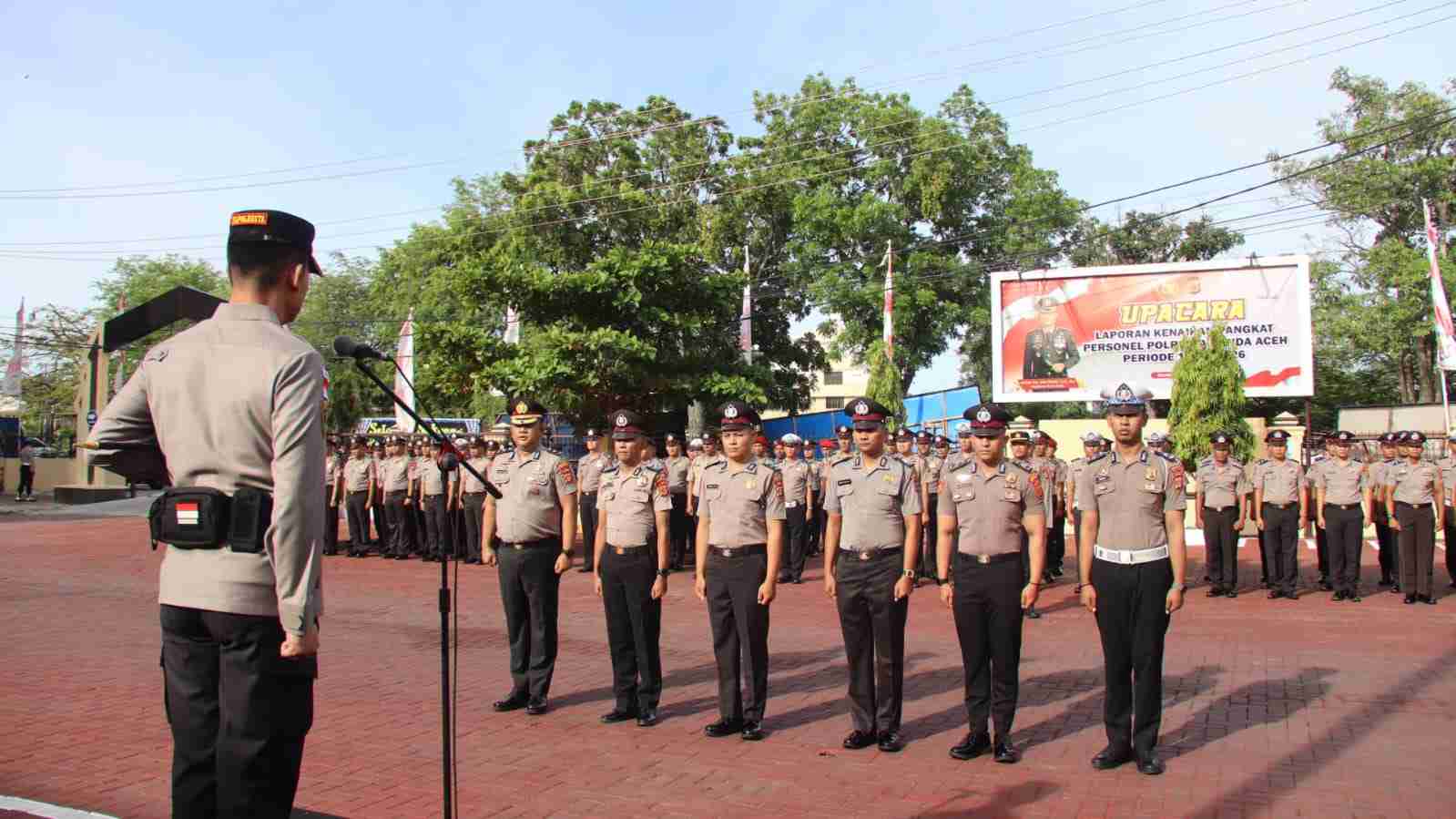 139 Personel Polresta Banda Aceh Naik Pangkat Setingkat, Ini Penekanan dan Harapan Kapolresta