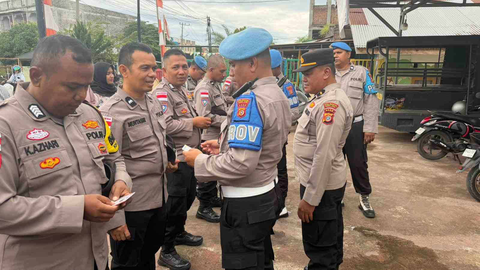 Polsek Kuta Baro dan Darussalam Sasaran Pemeriksaan Propam Polresta Banda Aceh Terkait Displin Personel