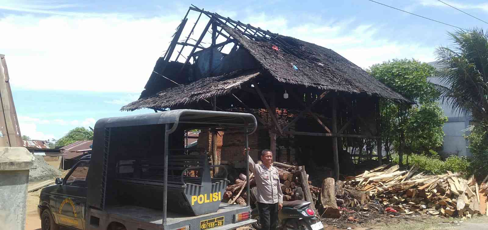 Dapur Bata di Baitussalam Terbakar, Polisi Datangi TKP