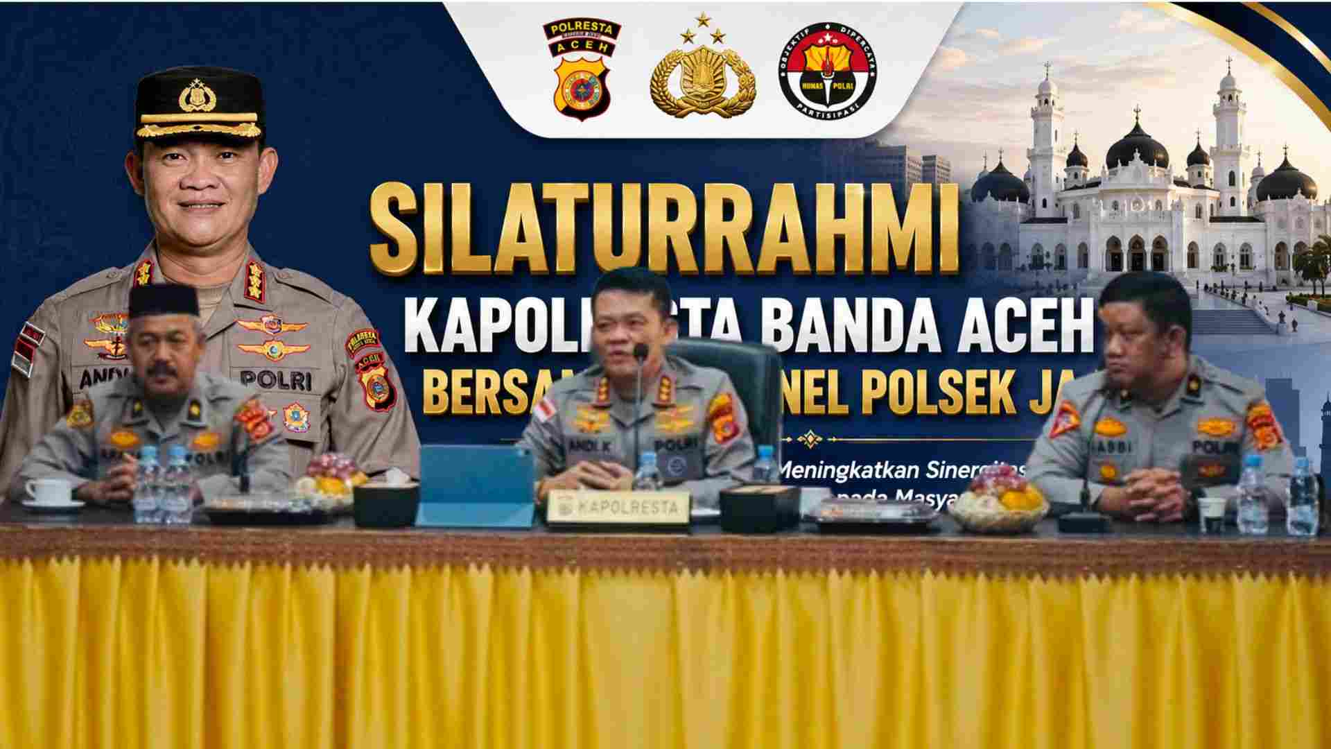 Kapolresta Banda Aceh Silaturrahmi Bersama Personel Polsek Jajaran