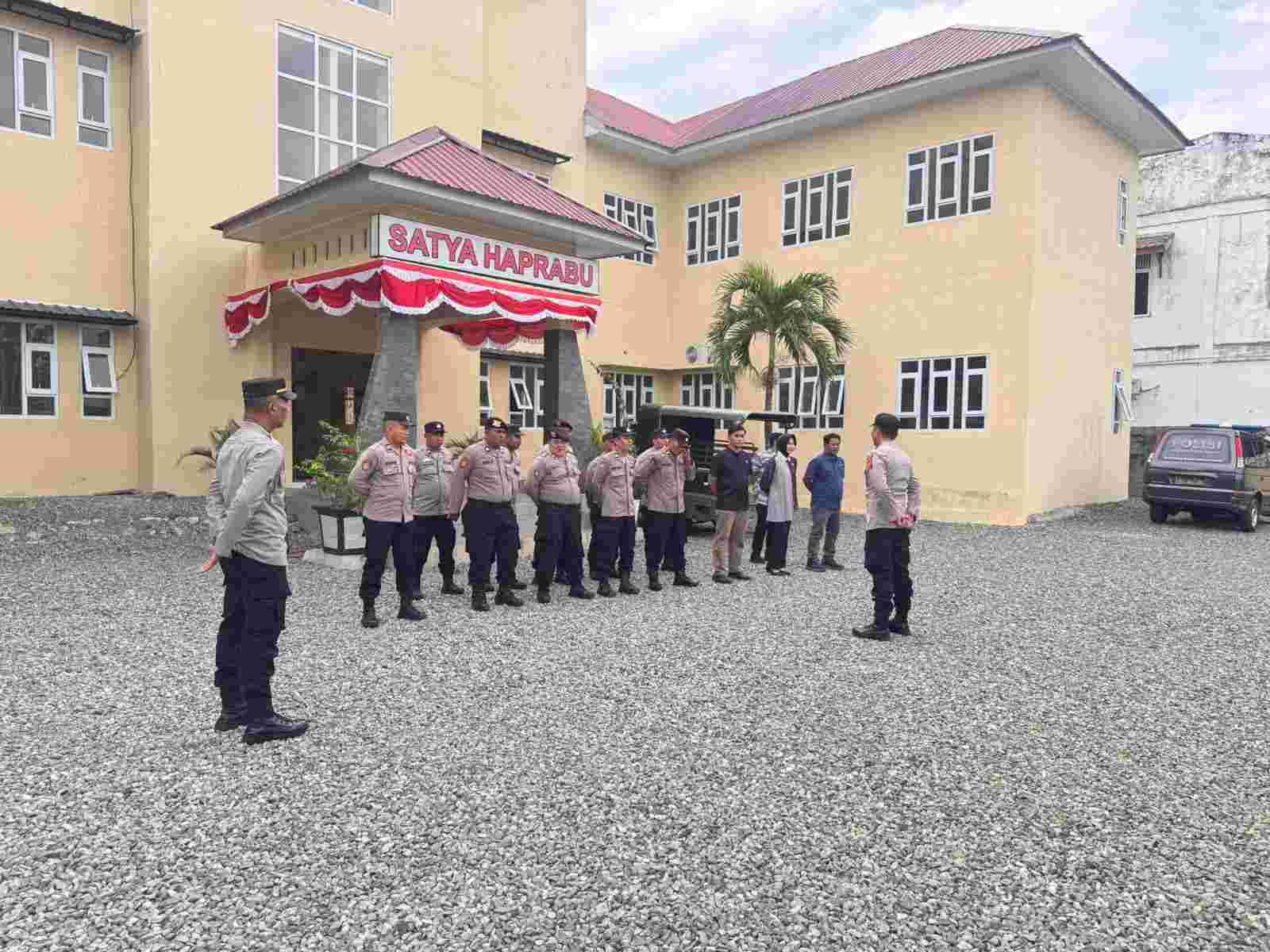 Apel Pagi di Polsek Jajaran Polresta Banda Aceh, Tegaskan Berikan Pelayanan Terbaik untuk Masyarakat