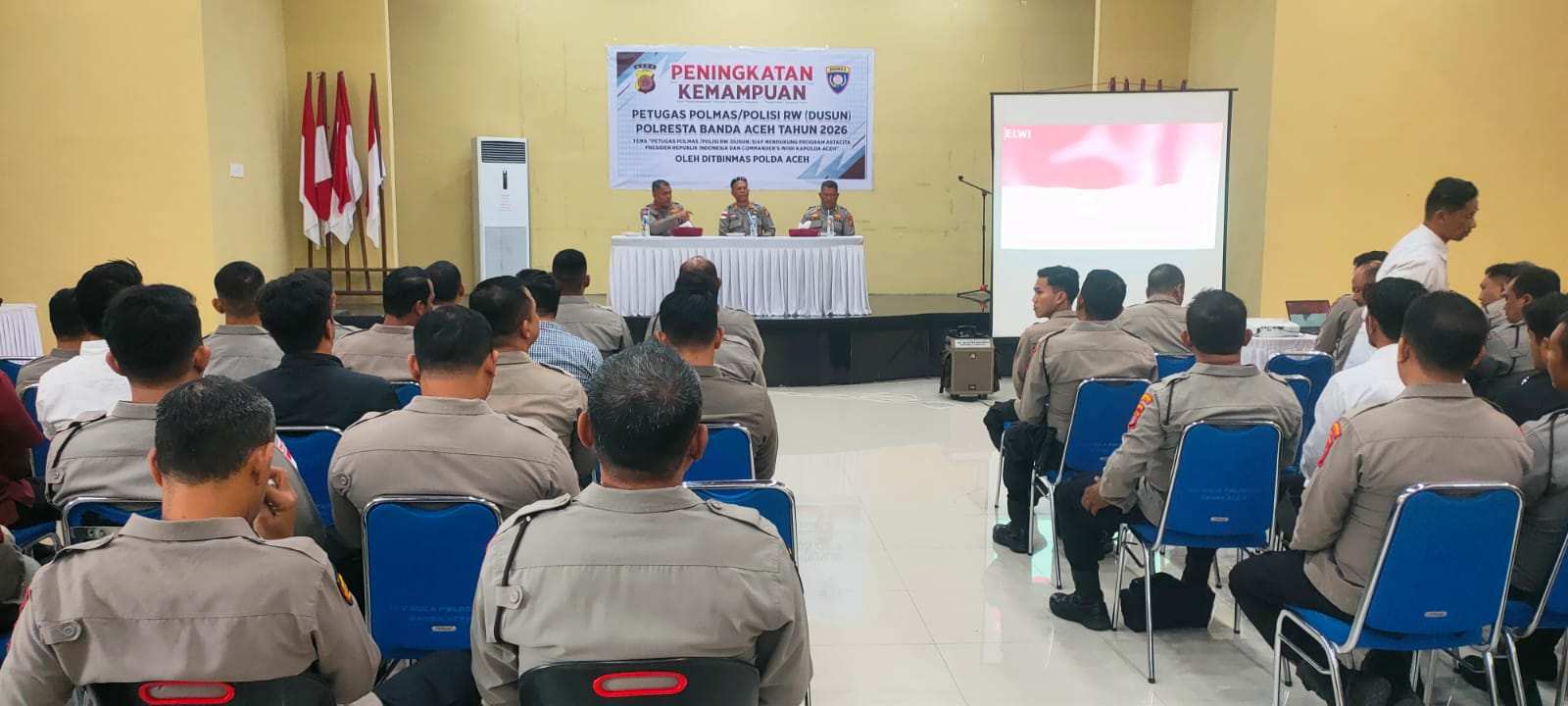 Polisi RW Polresta Banda Aceh Dituntut Untuk Mendorong Peran Aktif Masyarakat Dalam Memberikan Informasi - Tribratanews Polresta Banda Aceh