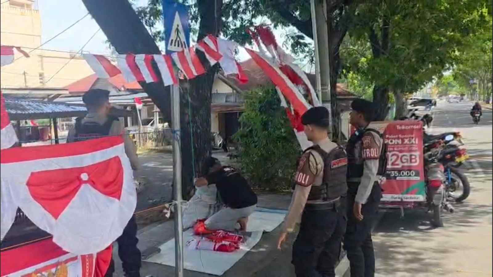 Patroli Perintis Presisi Polresta Banda Aceh Sambangi Pedagang Bendera dan Pusat Keramaian - Tribratanews Polresta Banda Aceh