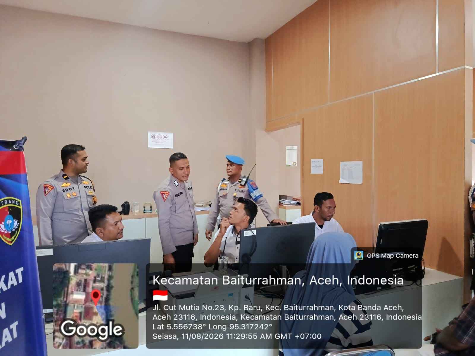 Propam Polresta Banda Aceh Cek Personel Saat Jam Kerja di Ruangan