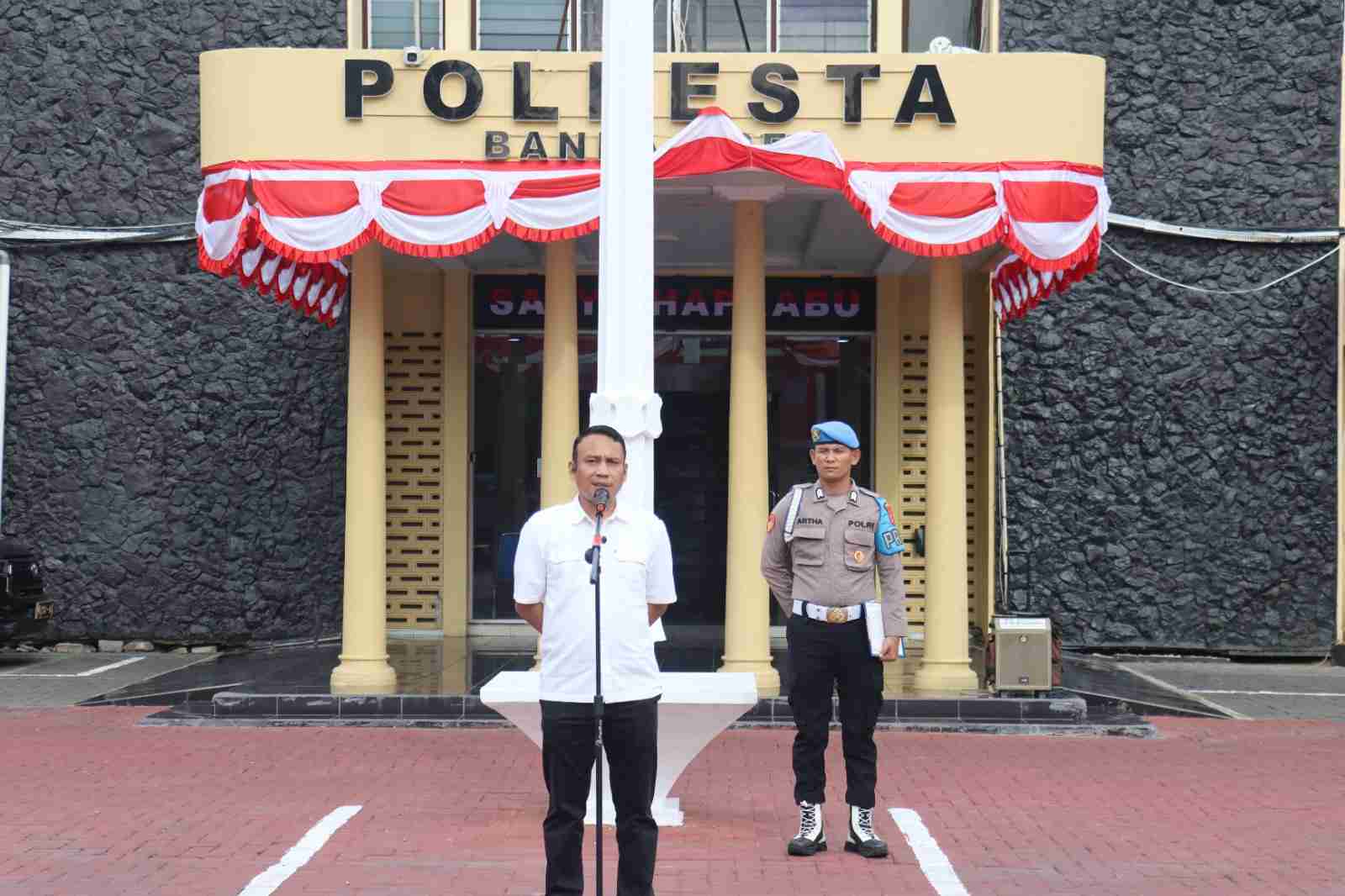 Kasatresnarkoba Polresta Banda Aceh Sosialisasikan Pentingnya Pemahaman Penegakan Hukum Saat Apel Pagi