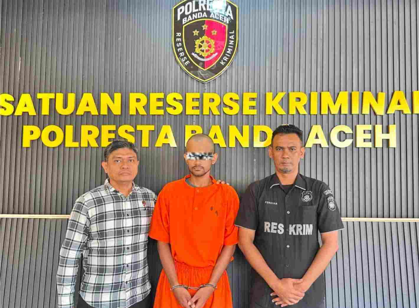 Petualangan Pelaku Penipuan Top Up Brilink di Banda Aceh Berakhir di Kantor Polisi