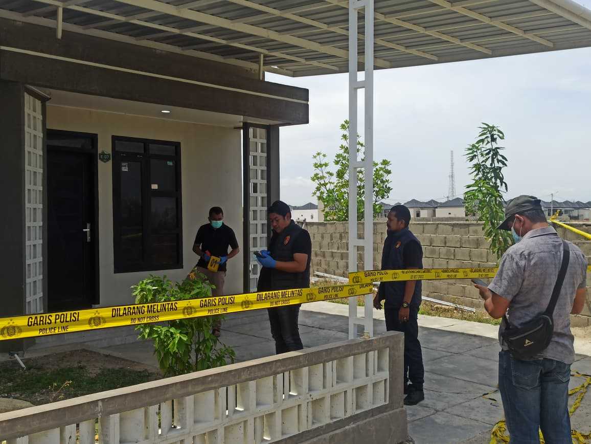Inafis Satreskrim Polresta Banda Aceh Olah TKP Meninggalnya Ketua Baitul Mall Pidie Jaya