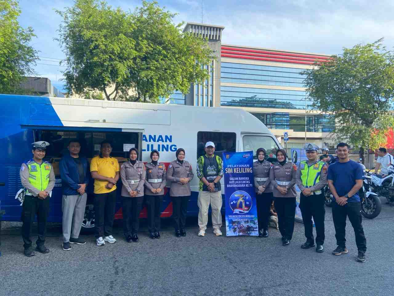 Satlantas Polresta Banda Aceh Hadirkan Layanan SIM Keliling di Car Free Day