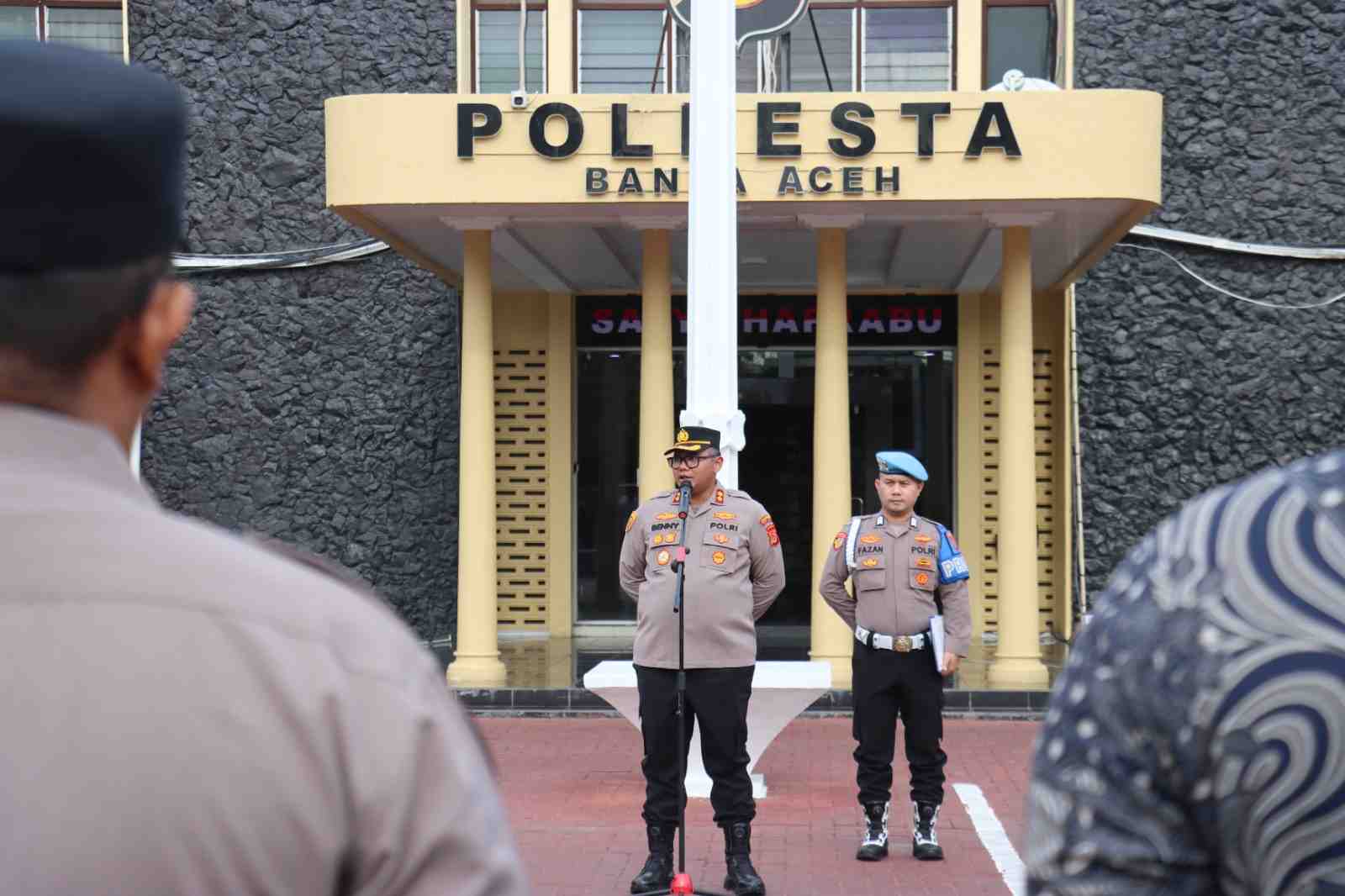 Apel Pagi Perdana, Wakapolresta Banda Aceh Tekankan Saling Menghargai