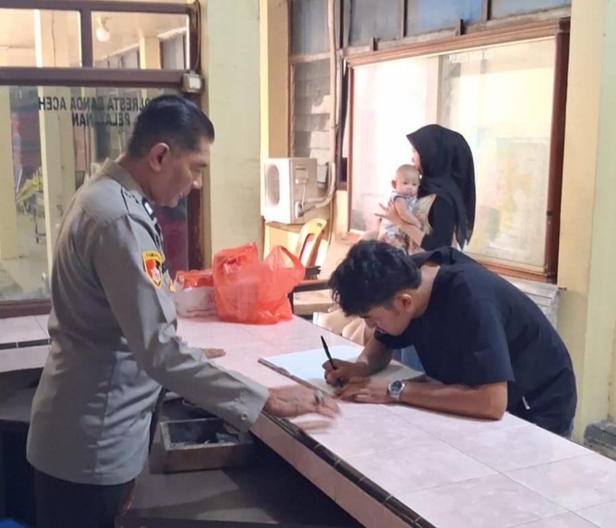 Penuhi Hak Tahanan untuk Bertemu Keluarga, Polresta Banda Aceh Lakukan Pengawasan