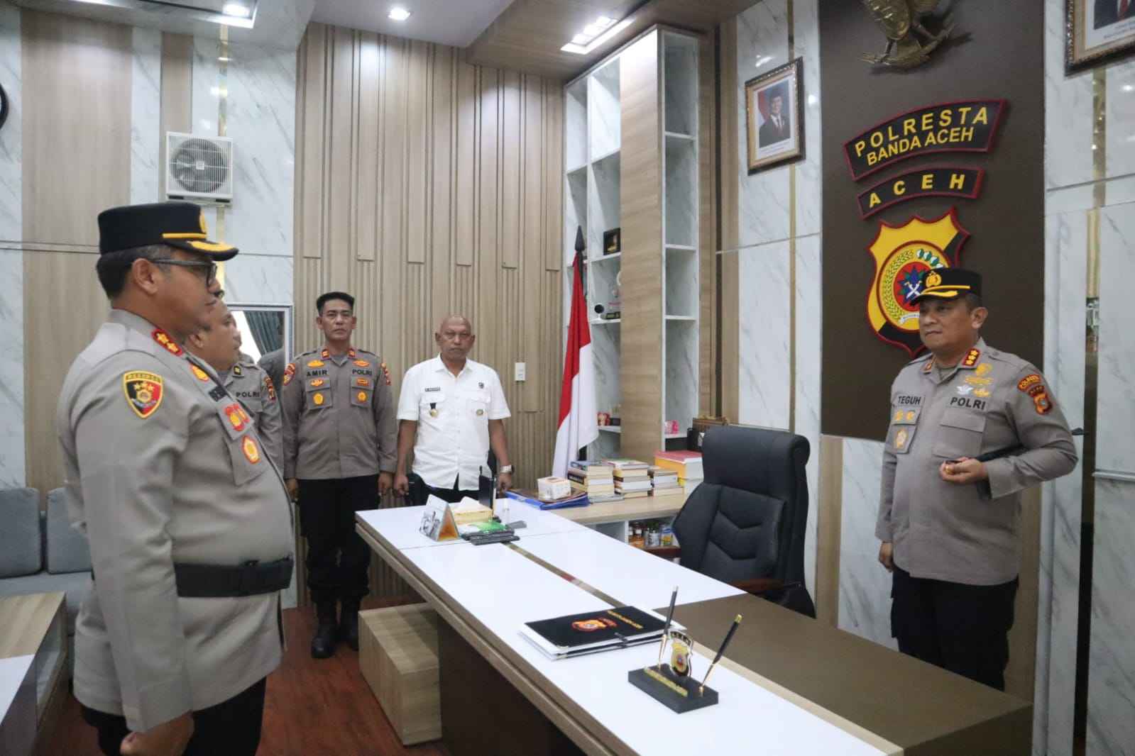 AKBP Benny Bathara Resmi Dilantik Sebagai Wakapolresta Banda Aceh