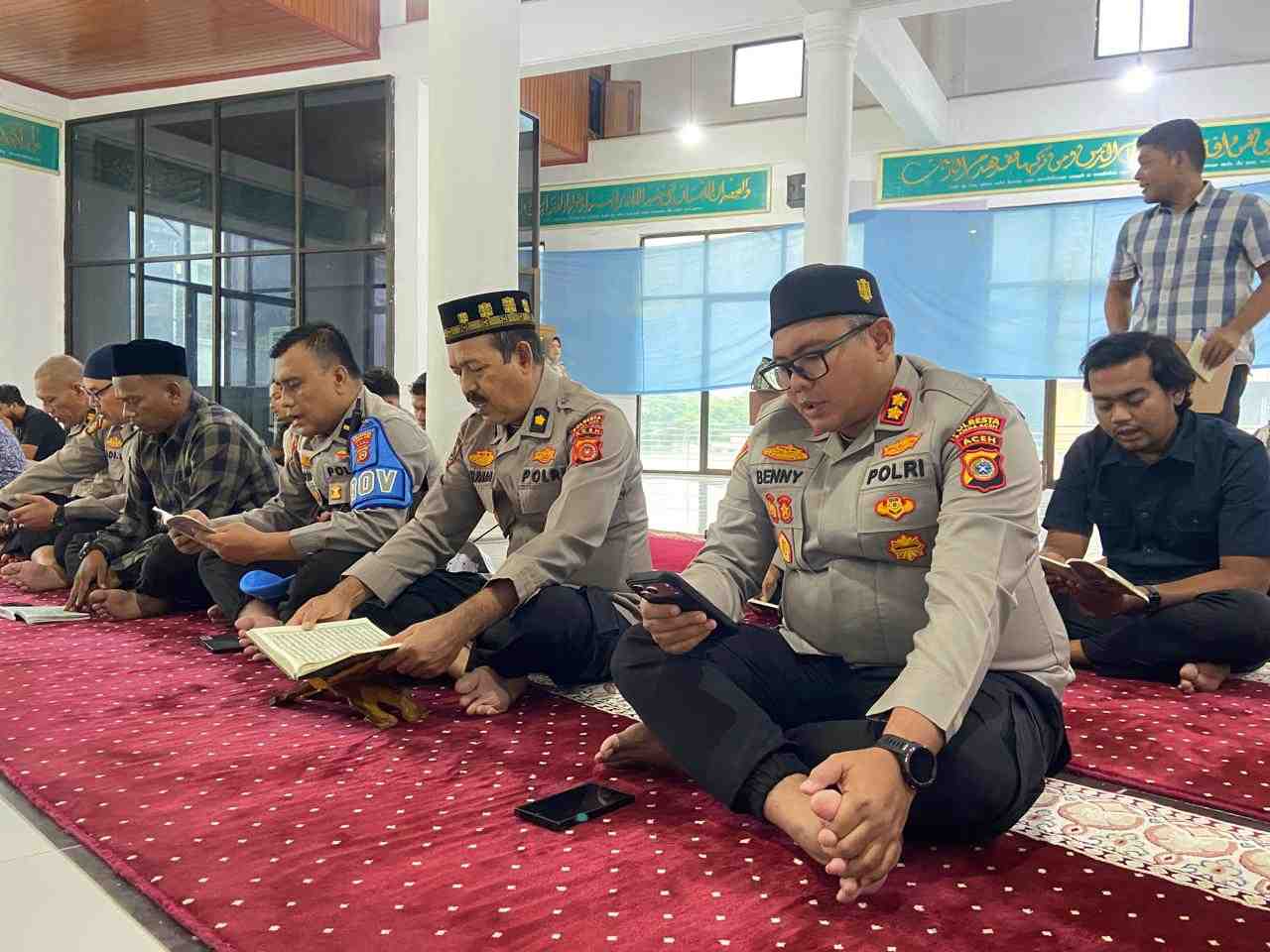 Polresta Banda Aceh Gelar Yasinan Rutin Setiap Kamis Pagi
