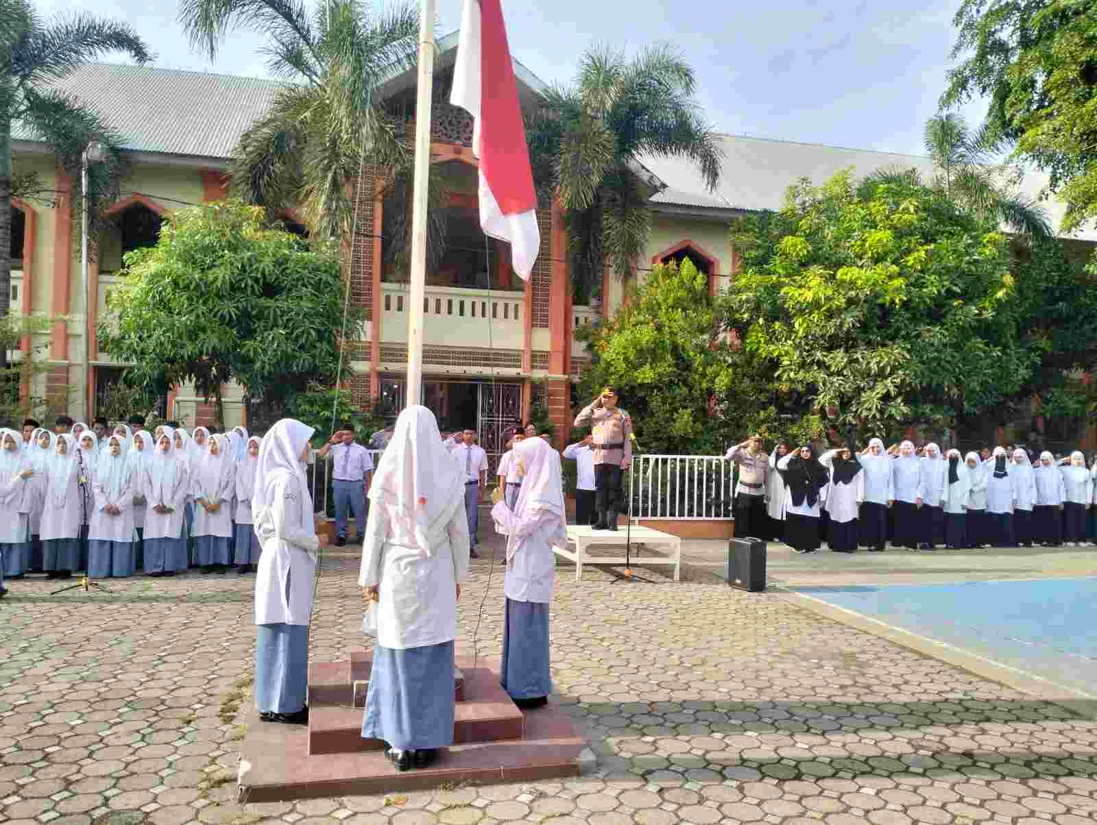 Saweu Sikula di MAN 4 Aceh Besar, Polresta Banda Aceh Ajak Pelajar Jadi Pelopor Kamtibmas