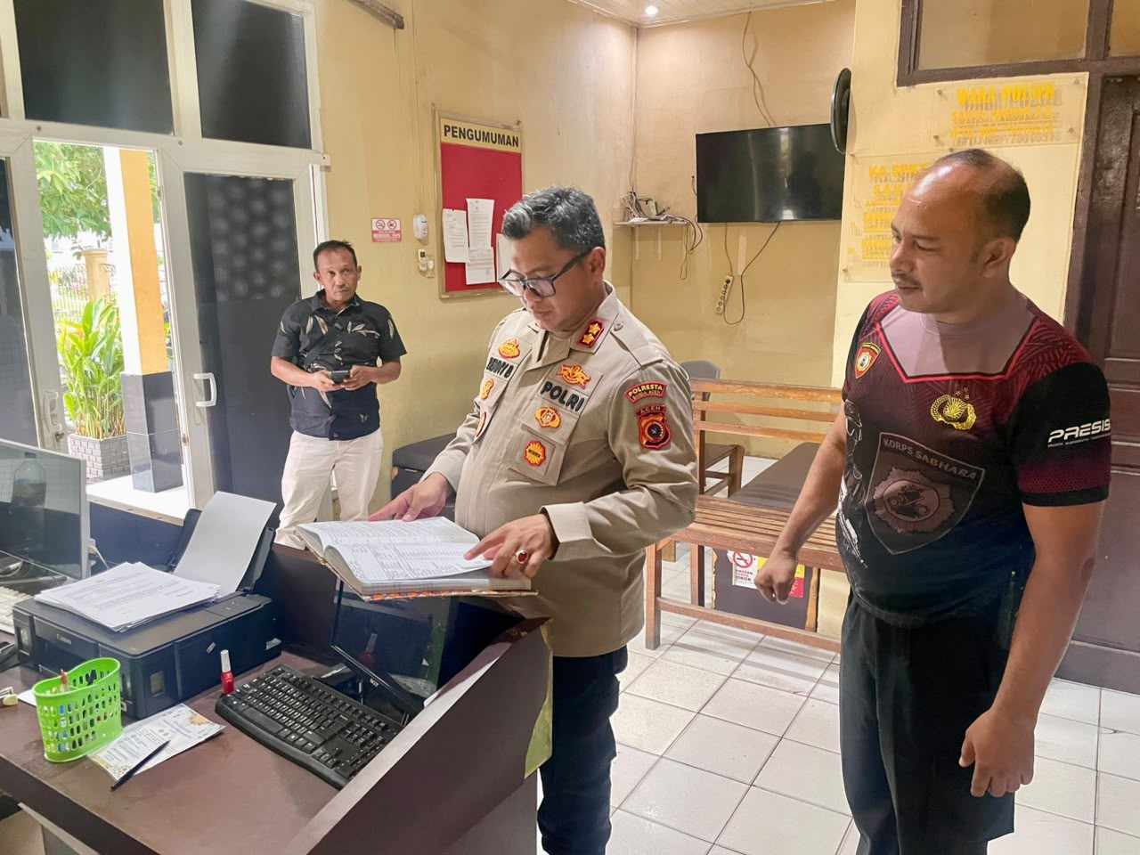 Wakapolresta Banda Aceh Cek Kesiapsiagaan Empat Polsek di Wilayah Aceh Besar dan Banda Aceh
