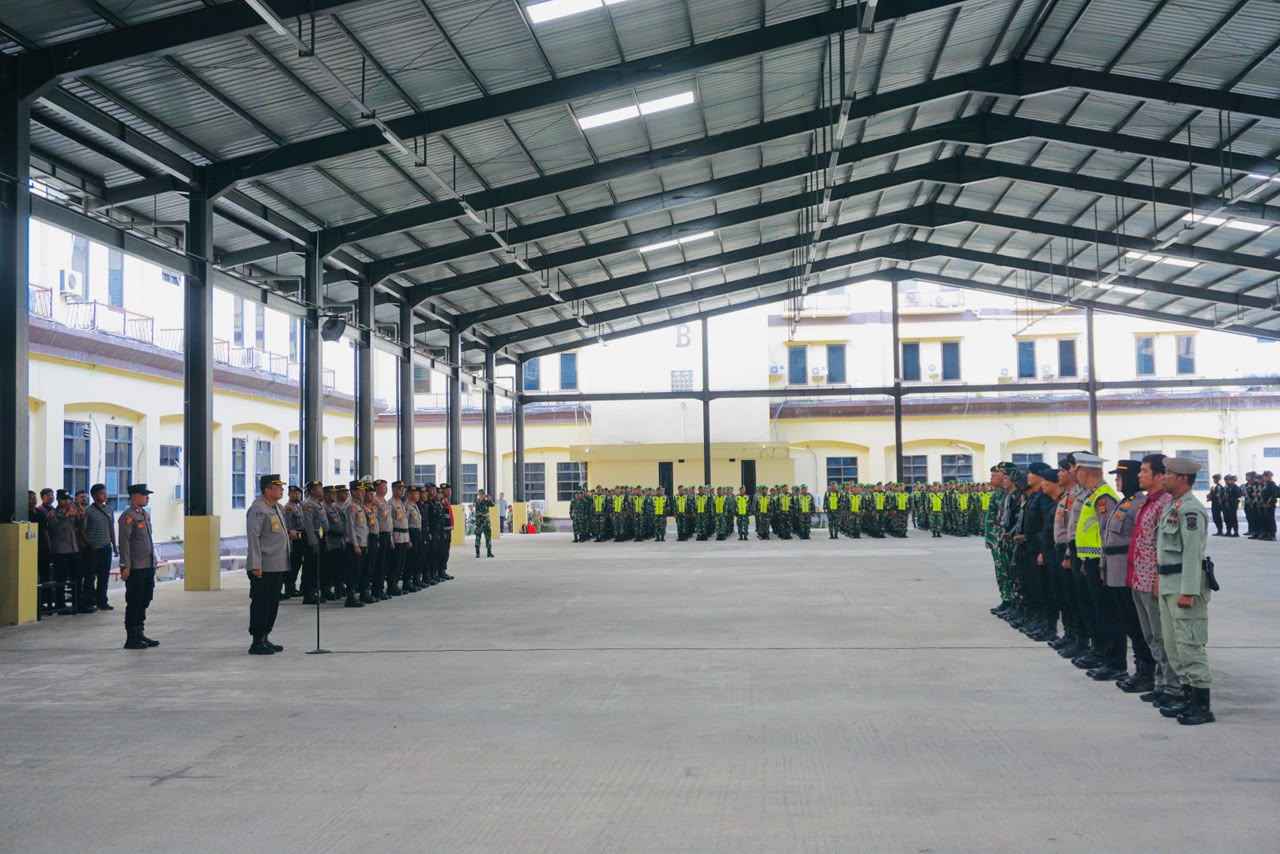 Kapolresta Banda Aceh Pimpin Apel Pengamanan Mudzakarah Internasional Ulama Tauhid Sufi